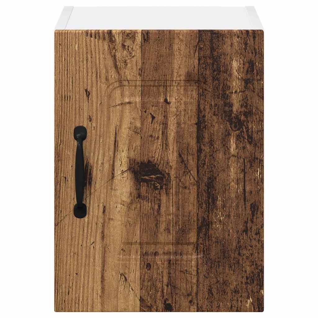 Vægskab til køkken med hylde 2 pcs Gammelt træ 30 x 31 x 40 cm