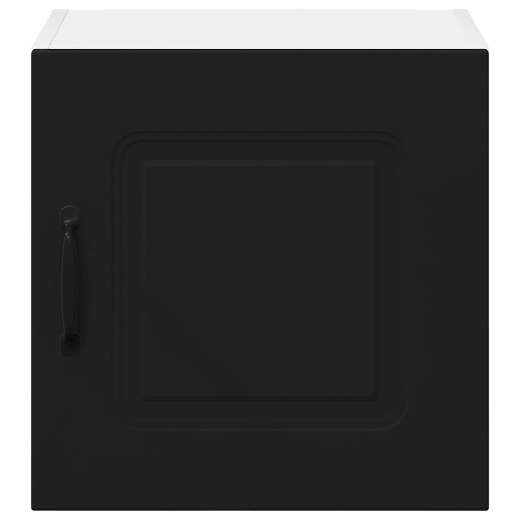 Vægskab til køkken med dør Sort 40 x 31 x 40 cm Konstrueret træ