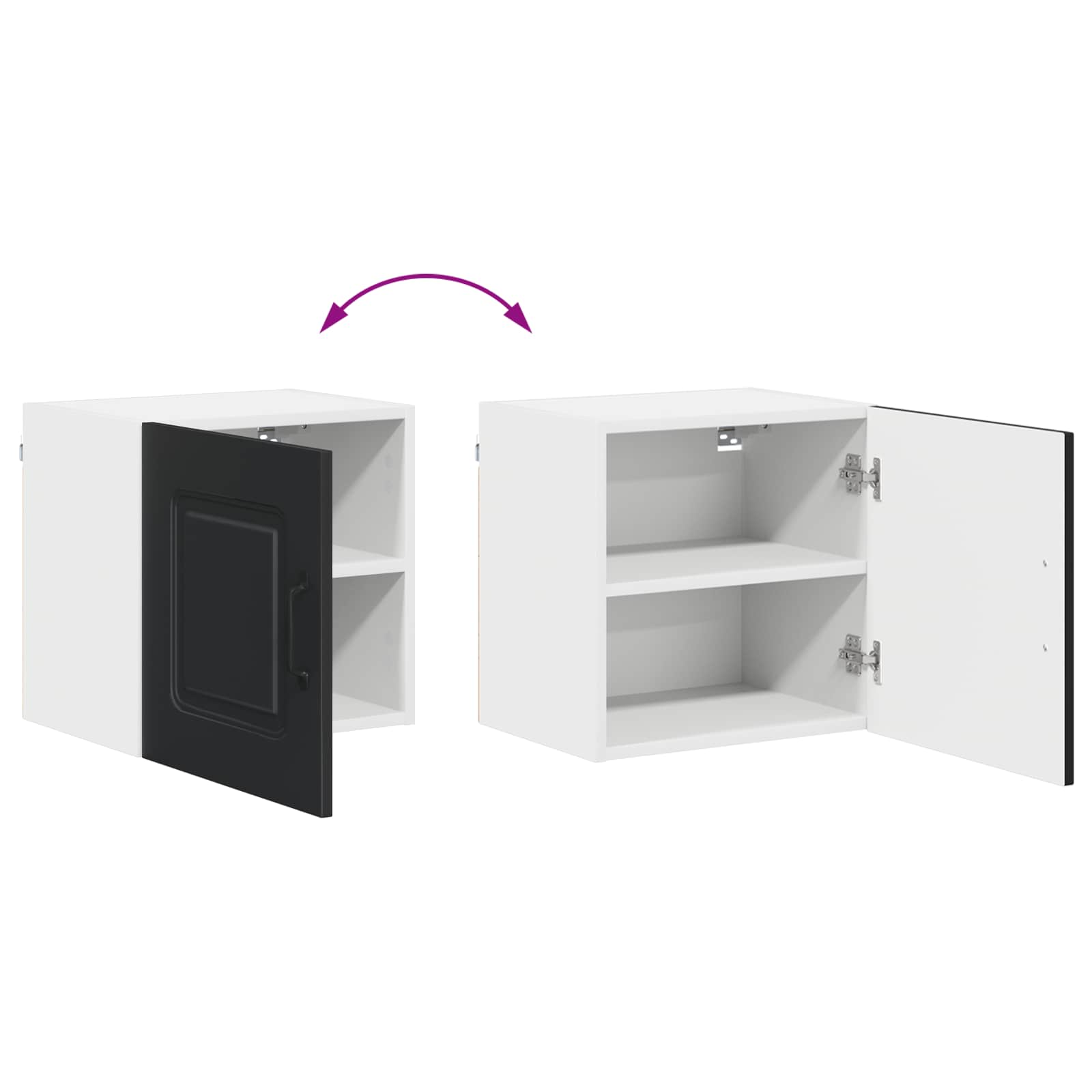 Panel til opvaskemaskine Kalmar Sort 40 x 31 x 40 cm