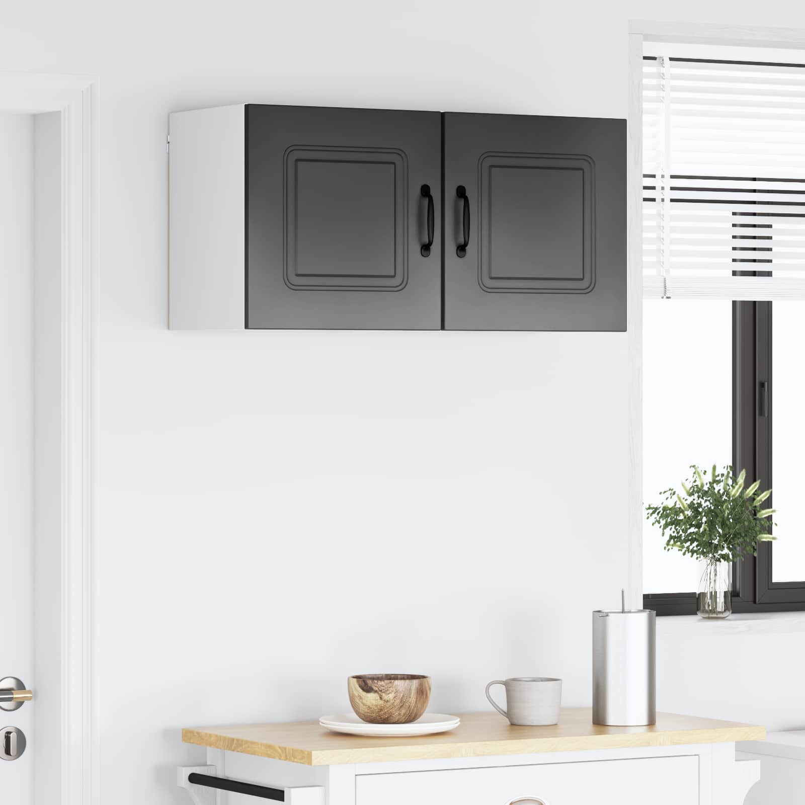 Panel til opvaskemaskine Kalmar 2 pcs Sort 40 x 31 x 40 cm