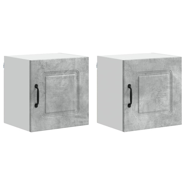 Panel til opvaskemaskine Kalmar 2 pcs Beton Grå 40 x 31 x 40 cm