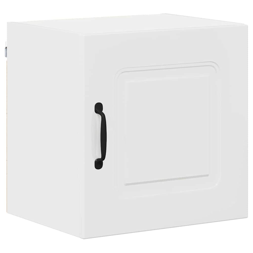 Vægskab til køkken med dør 2 pcs Høj gloss hvid 40 x 31 x 40 cm