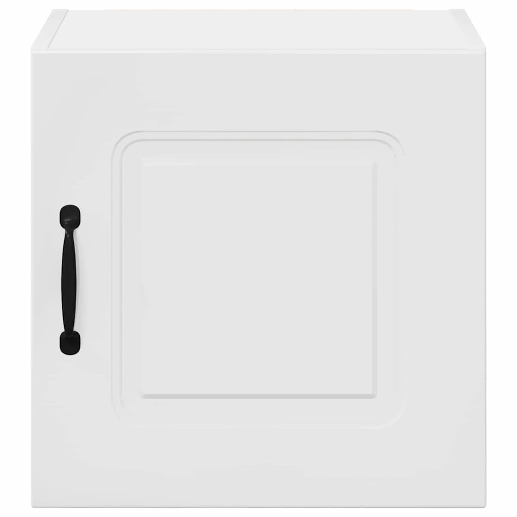 Vægskab til køkken med dør 2 pcs Høj gloss hvid 40 x 31 x 40 cm