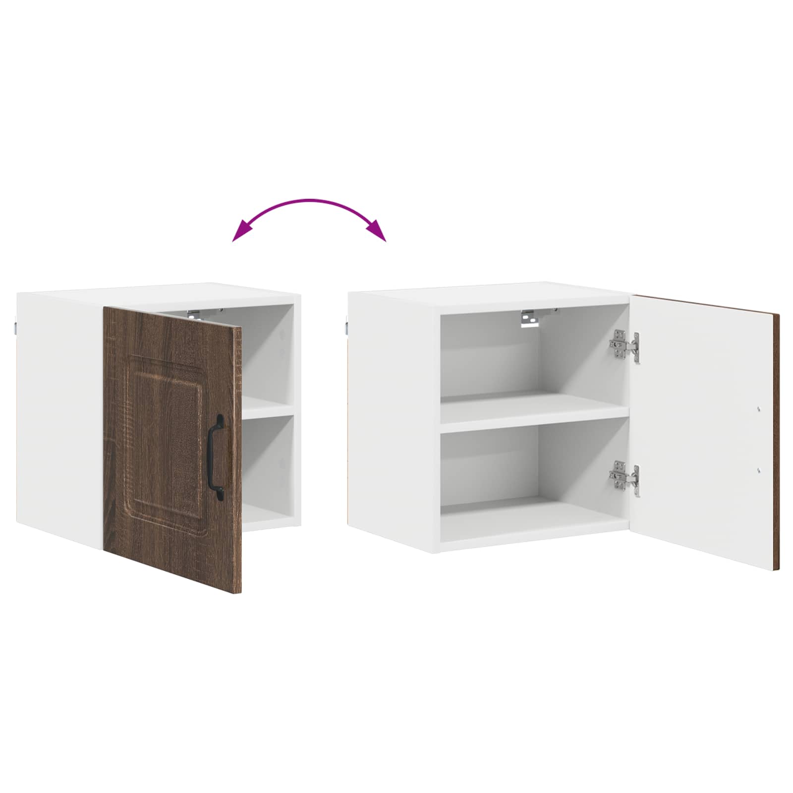 Panel til opvaskemaskine Kalmar Brun eg 40 x 31 x 40 cm