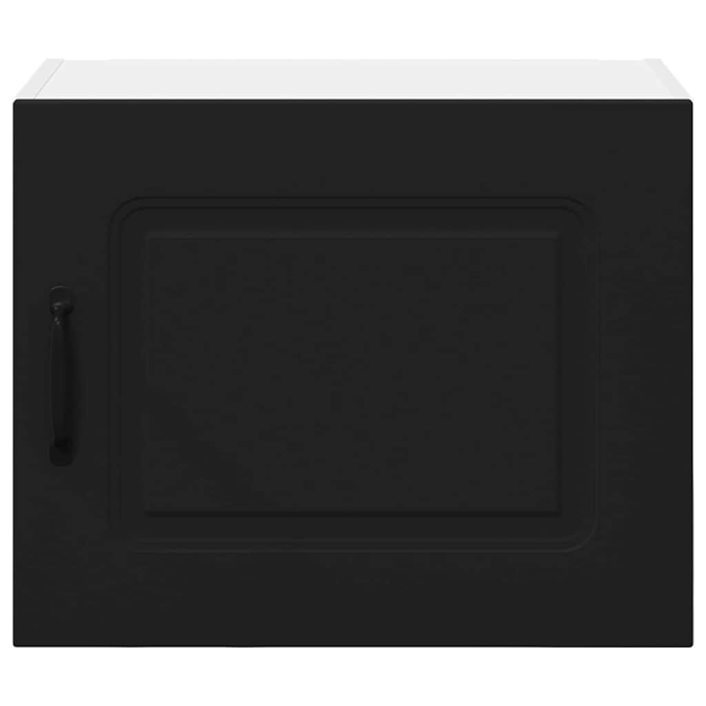 Vægskab til køkken med dør Sort 50 x 31 x 40 cm Konstrueret træ