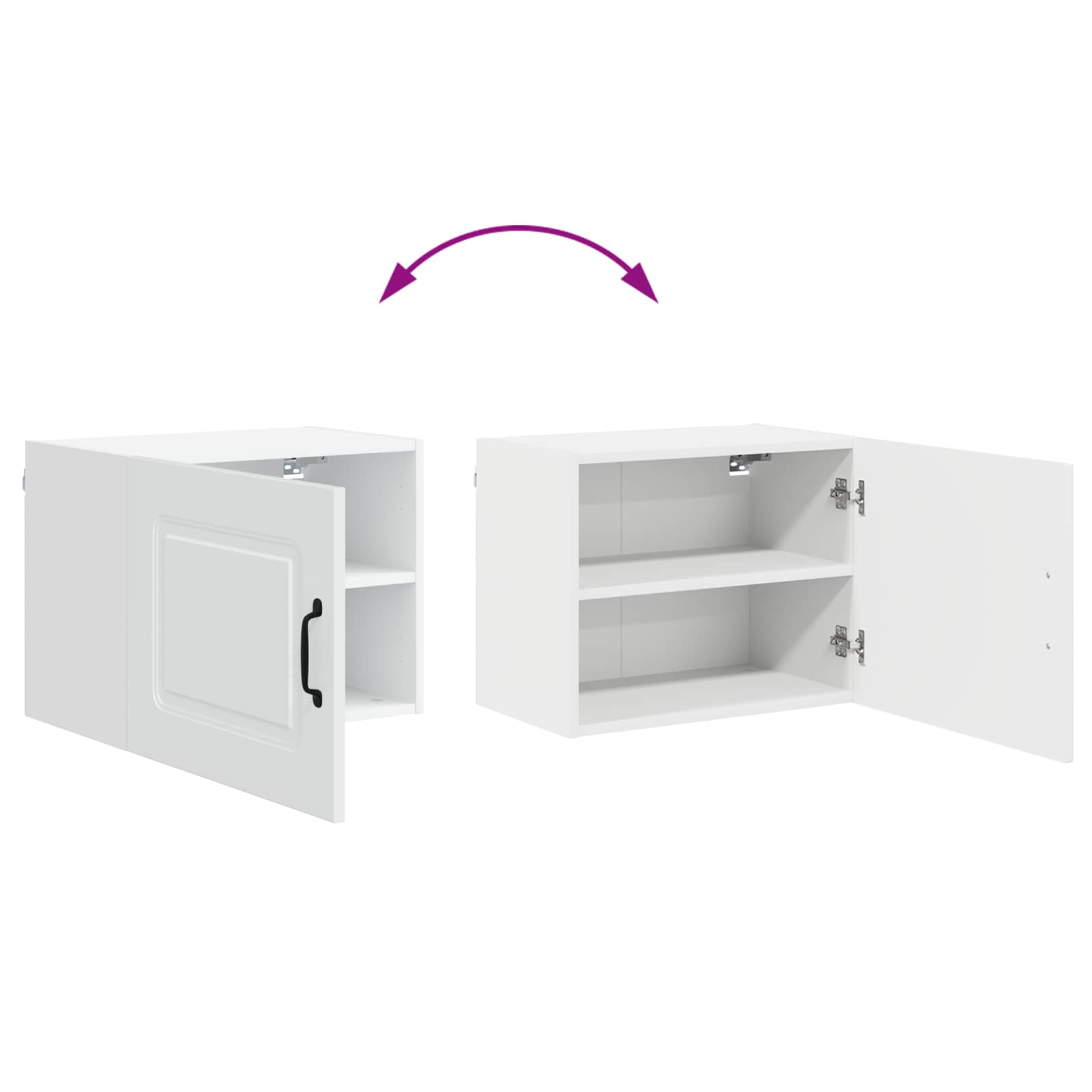 Panel til opvaskemaskine Kalmar Høj gloss hvid 50 x 31 x 40 cm