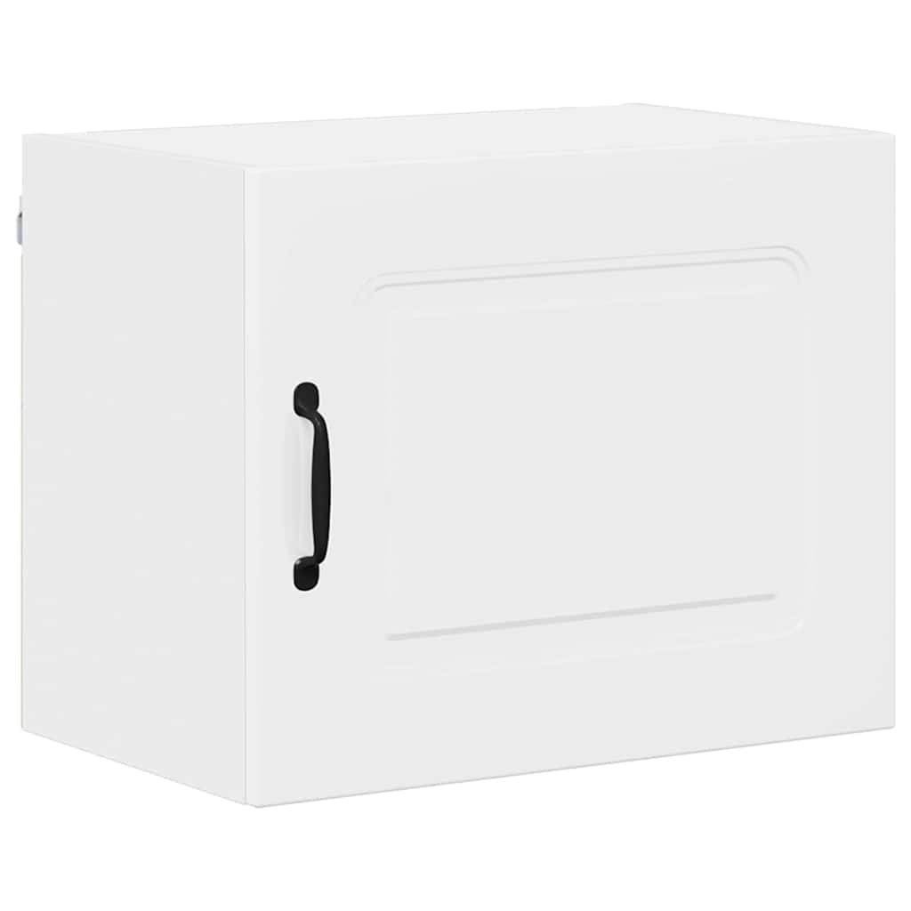 Vægskab til køkken med dør 2 pcs Høj gloss hvid 50 x 31 x 40 cm