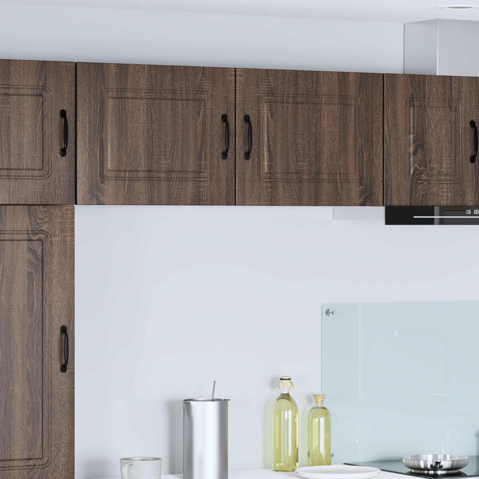 Panel til opvaskemaskine Kalmar 2 pcs Brun eg 50 x 31 x 40 cm