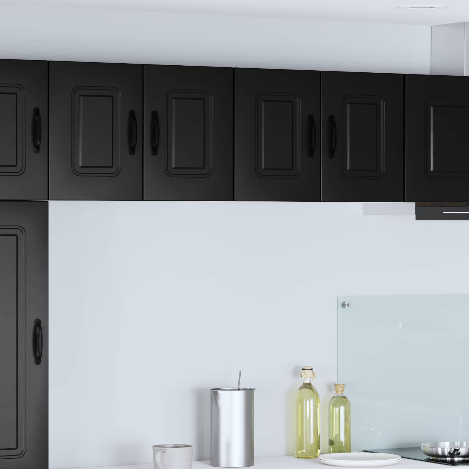 Panel til opvaskemaskine Kalmar 2 pcs Sort 60 x 31 x 40 cm