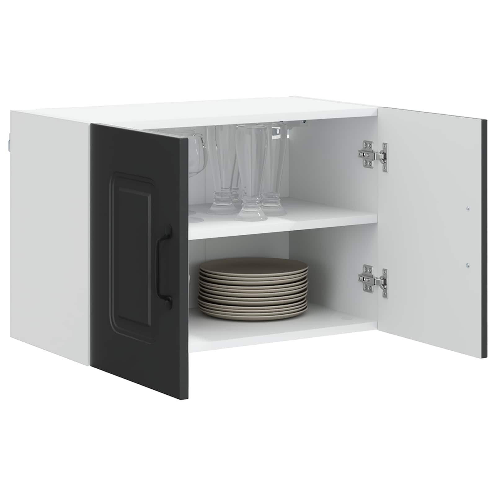 Panel til opvaskemaskine Kalmar 2 pcs Sort 60 x 31 x 40 cm