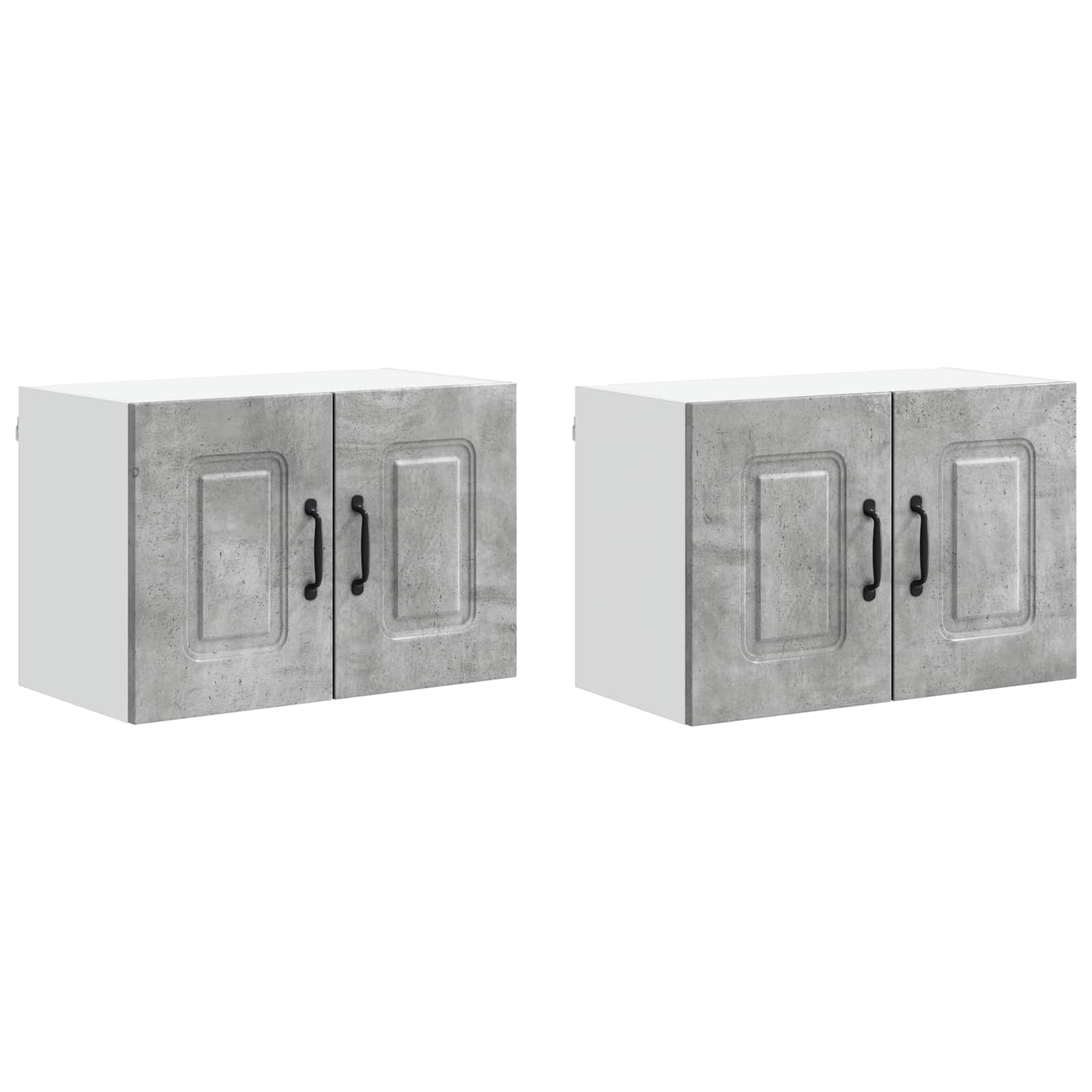 Panel til opvaskemaskine Kalmar 2 pcs Beton Grå 60 x 31 x 40 cm