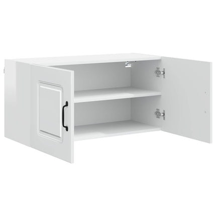 Panel til opvaskemaskine Kalmar Høj gloss hvid 80 x 31 x 40 cm