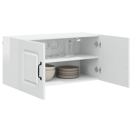 Panel til opvaskemaskine Kalmar Høj gloss hvid 80 x 31 x 40 cm