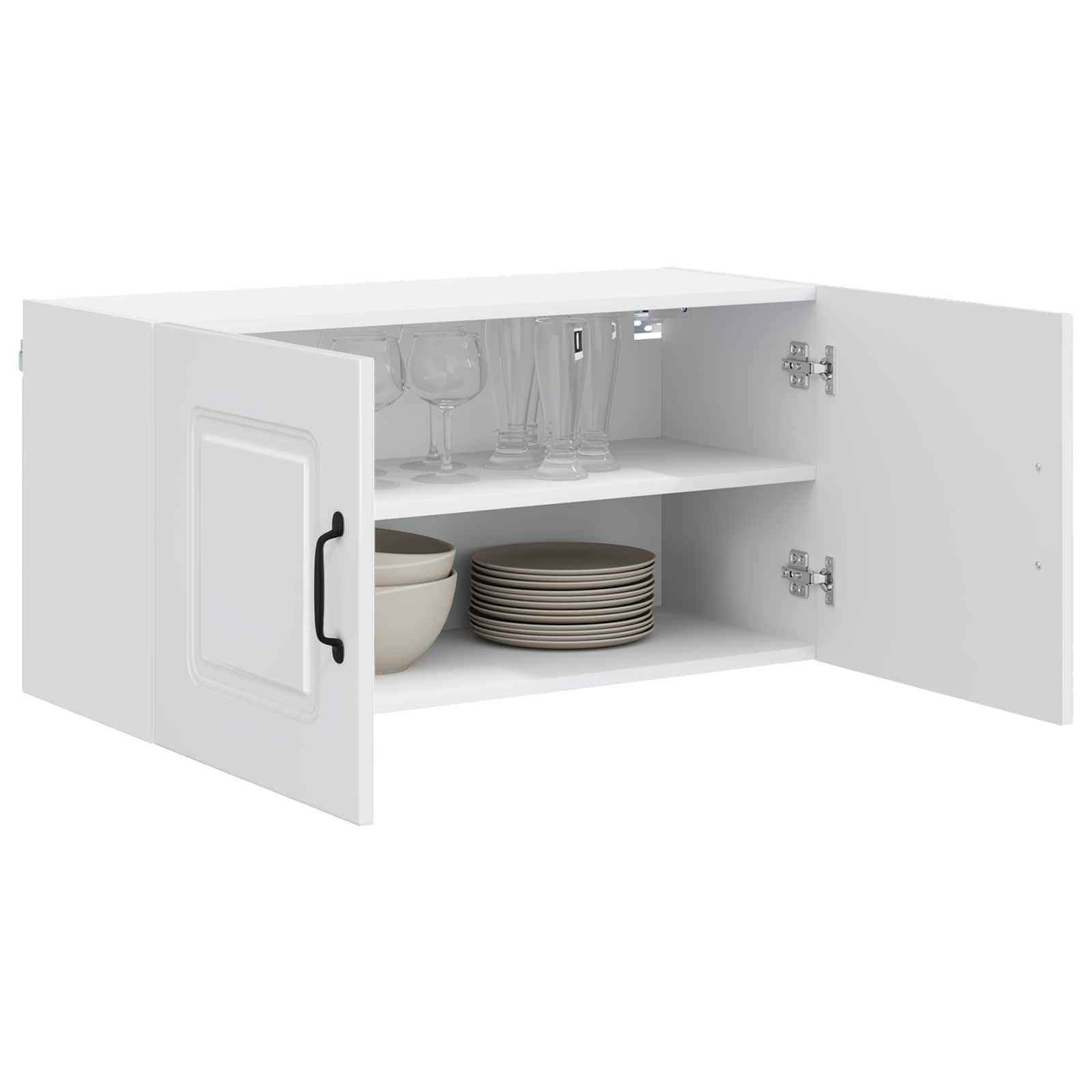 Panel til opvaskemaskine Kalmar Høj gloss hvid 80 x 31 x 40 cm