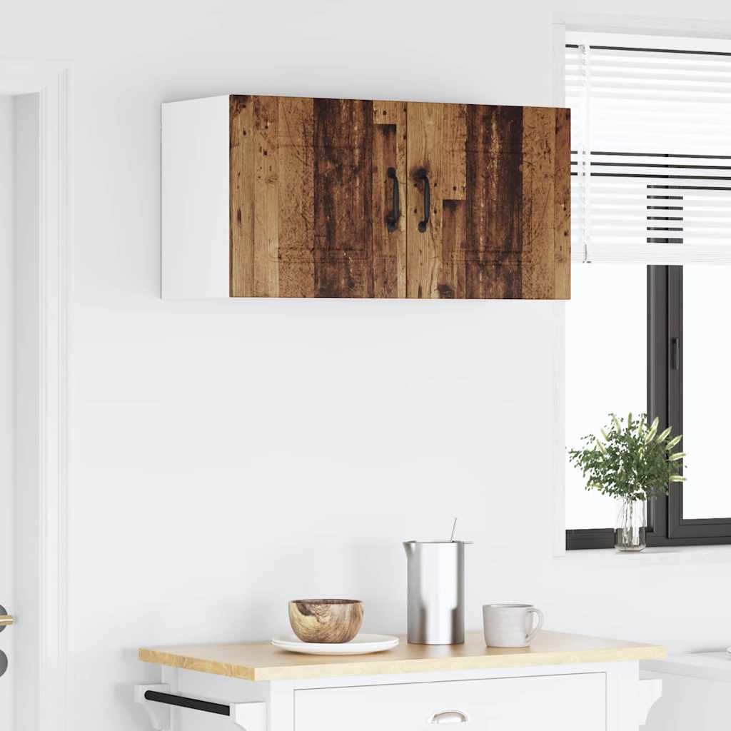 Vægskab til køkken Gammelt træ 80 x 31 x 40 cm Konstrueret træ