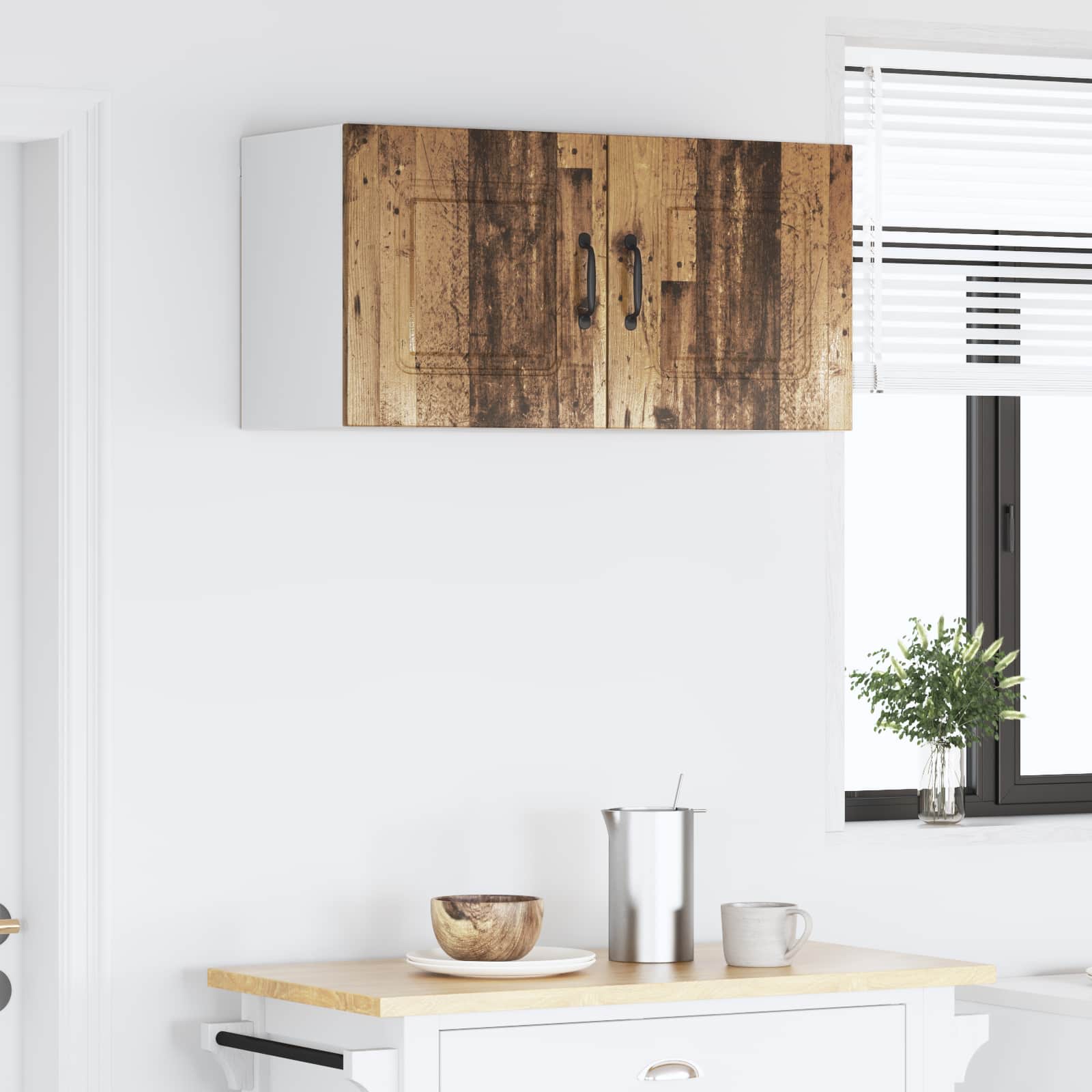 Panel til opvaskemaskine Kalmar Gammelt træ 80 x 31 x 40 cm