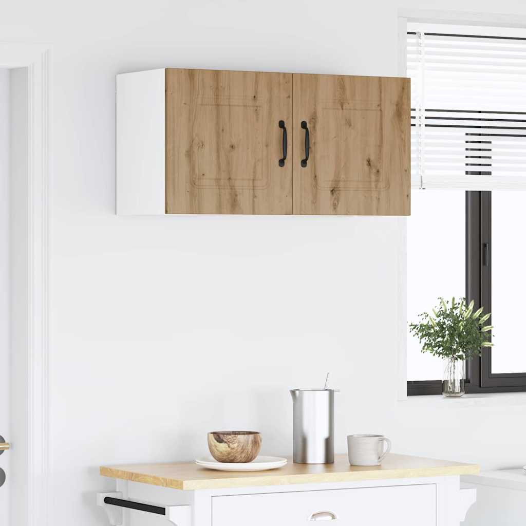 Vægskab til køkken med hylde Artisan Egetræ 80 x 31 x 40 cm