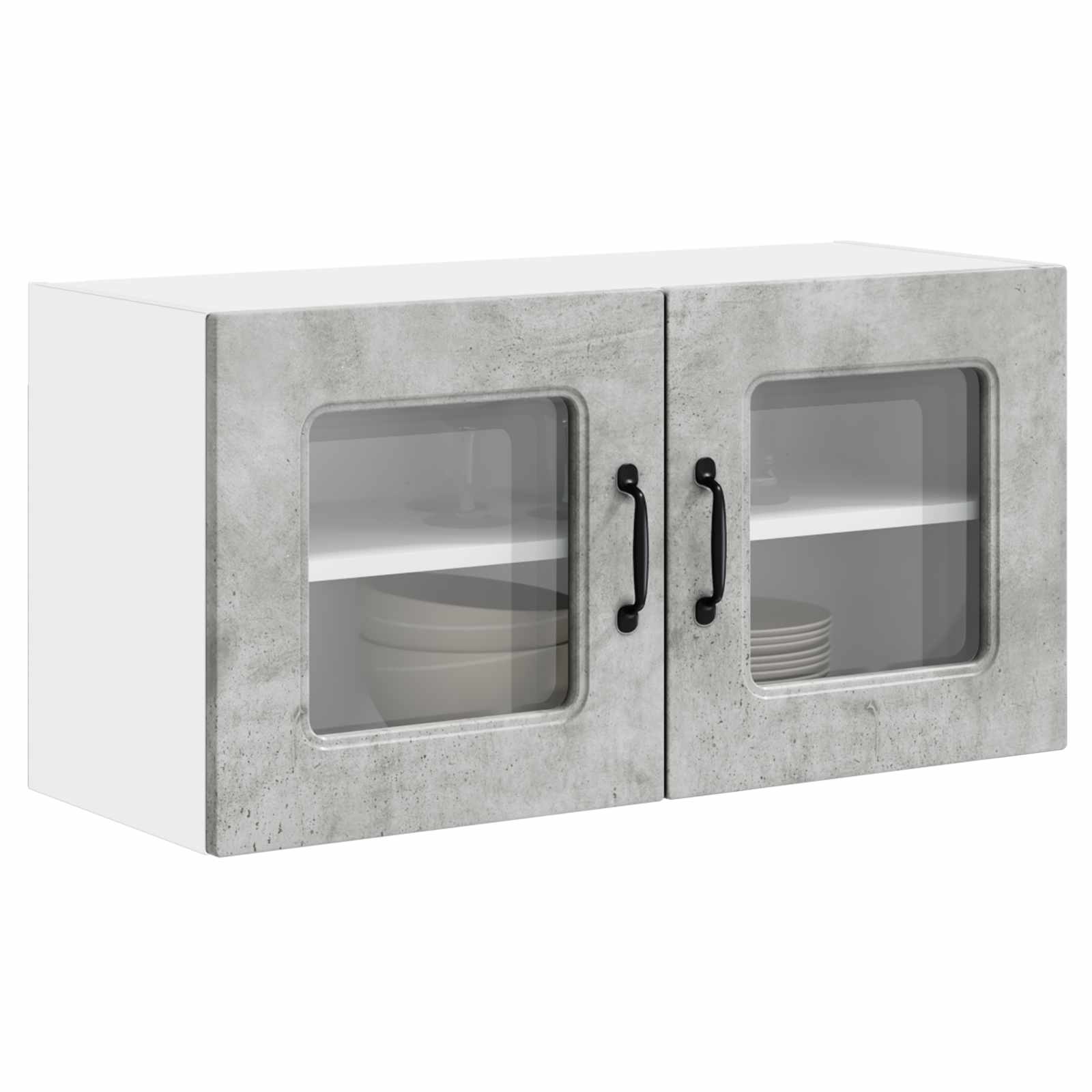 Panel til opvaskemaskine Kalmar Beton Grå 80 x 31 x 40 cm