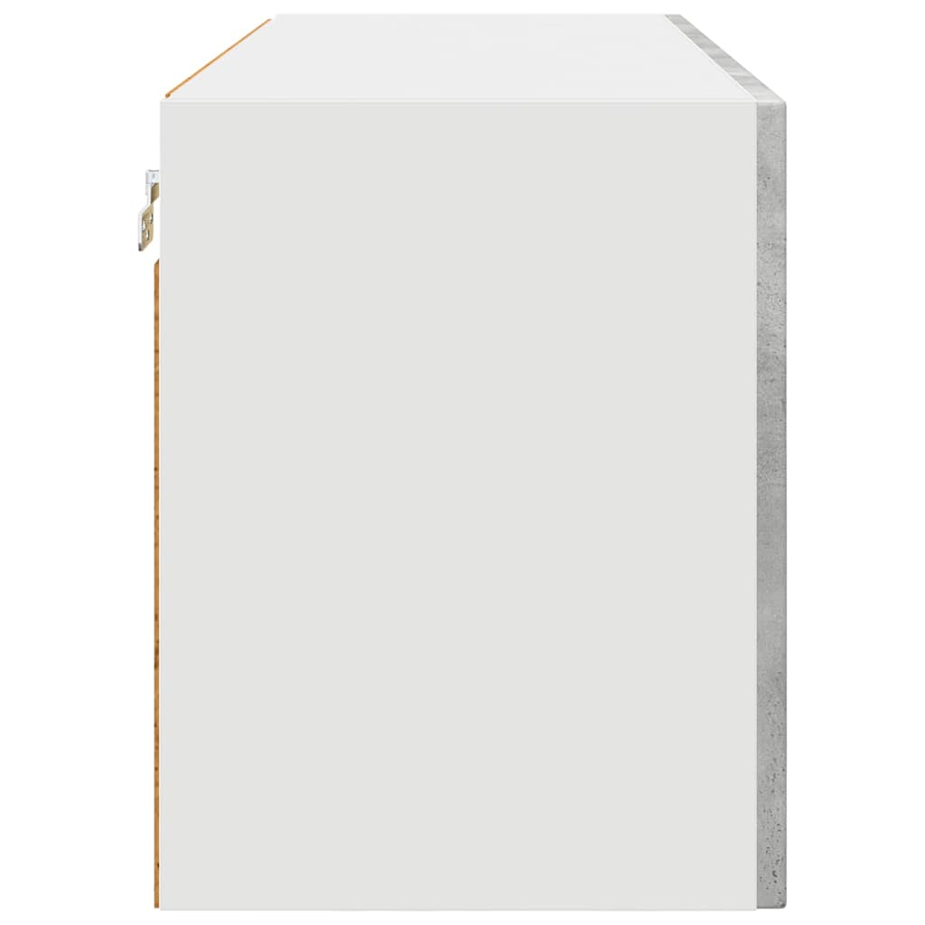 Vægskab til køkken Beton Grå 80 x 31 x 40 cm Konstrueret træ
