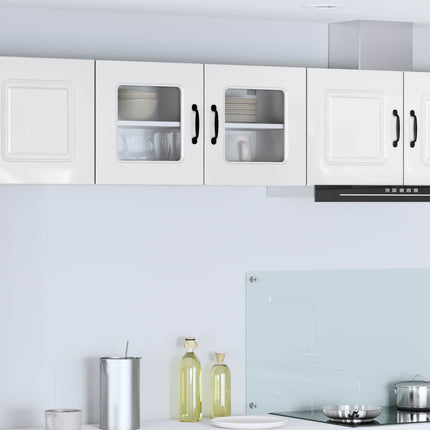 Panel til opvaskemaskine Kalmar Høj gloss hvid 80 x 31 x 40 cm