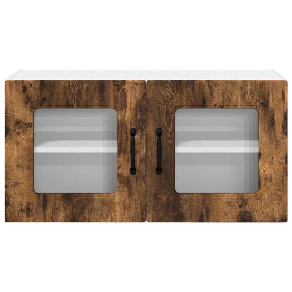 Vægskab til køkken Røget eg 80 x 31 x 40 cm Konstrueret træ