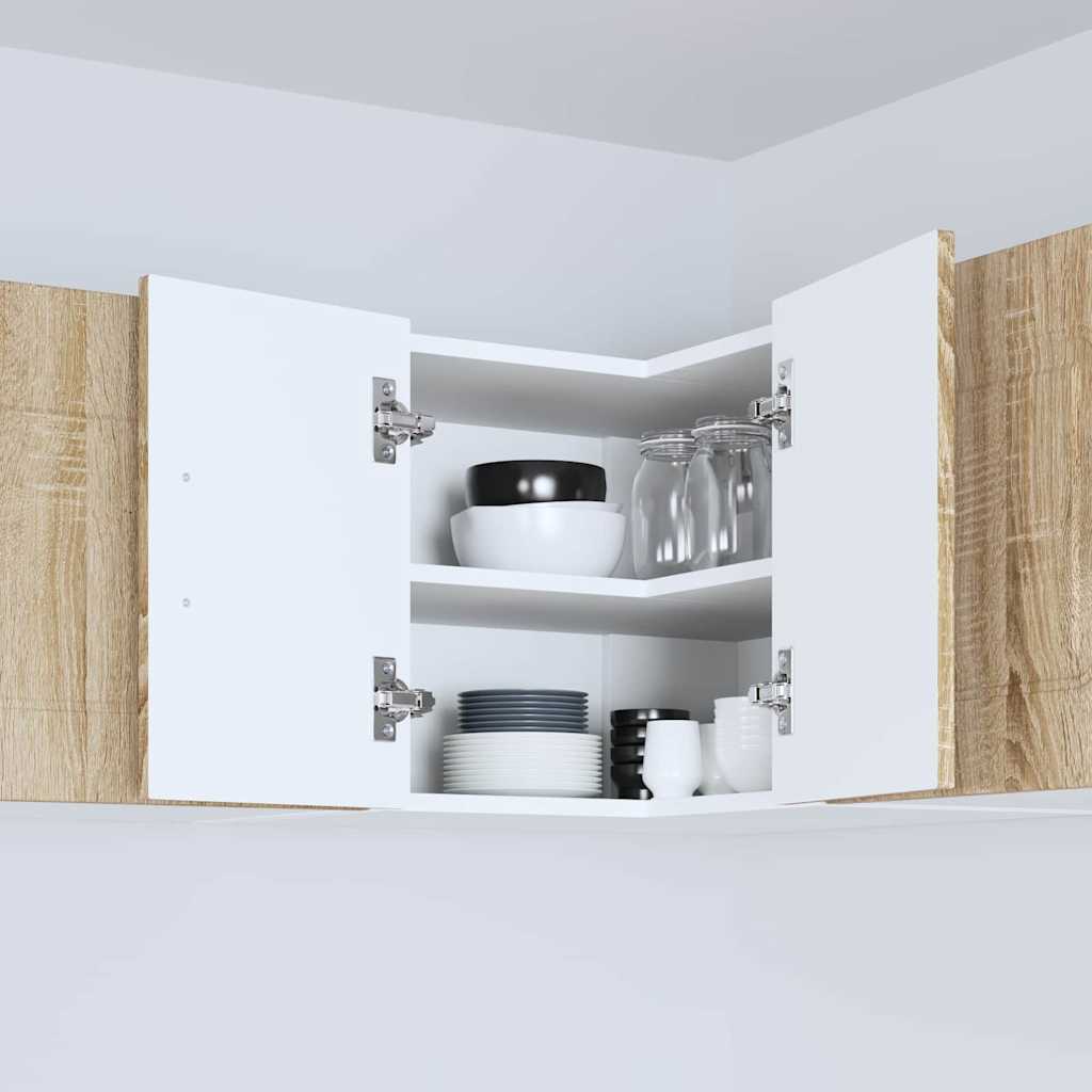 Vægskab til køkken Sonoma eg 57 x 57 x 40 cm Konstrueret træ