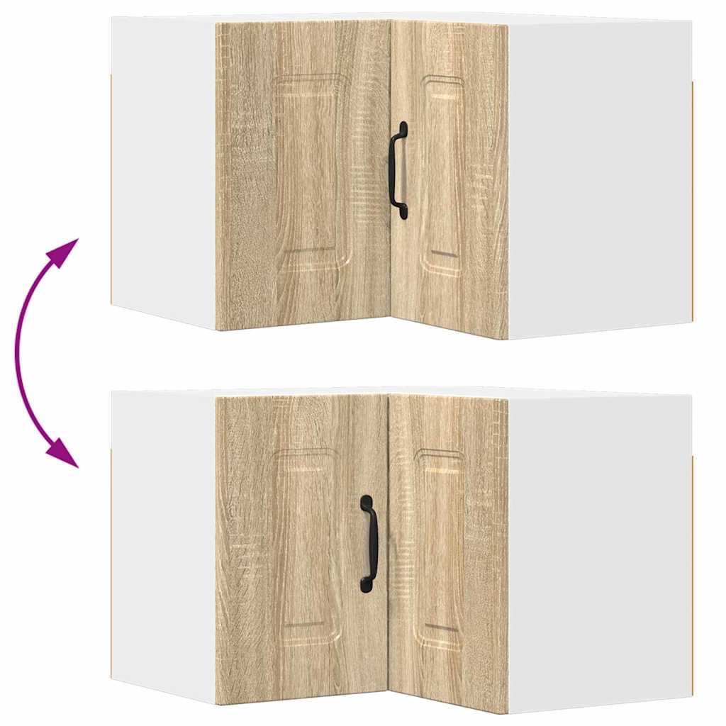 Vægskab til køkken Sonoma eg 57 x 57 x 40 cm Konstrueret træ