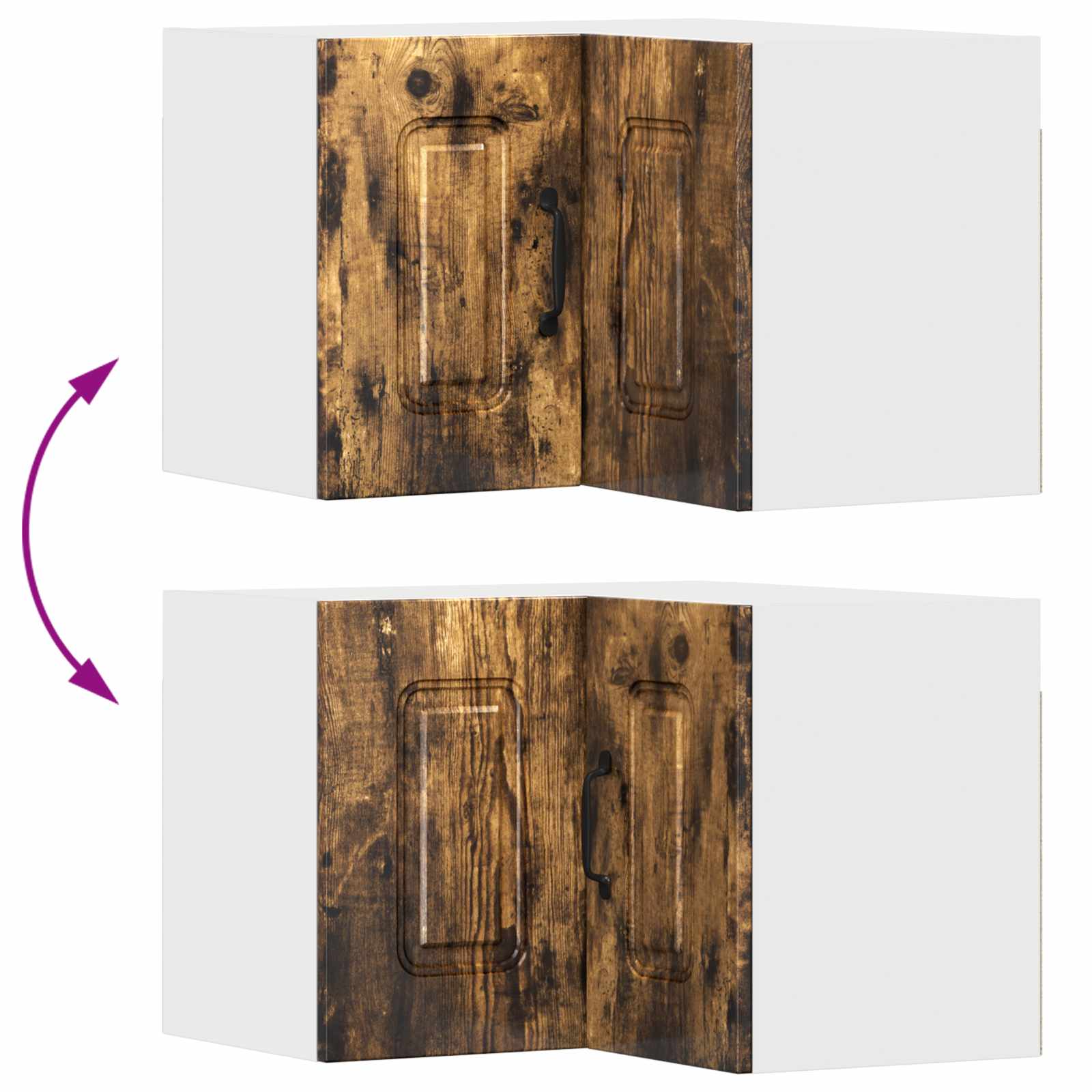 Panel til opvaskemaskine Kalmar Røget eg 57 x 57 x 40 cm