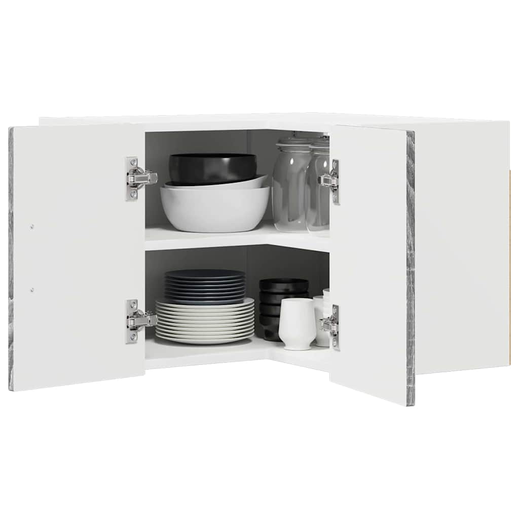 Vægskab til køkken Grå Sonoma 57 x 57 x 40 cm Konstrueret træ