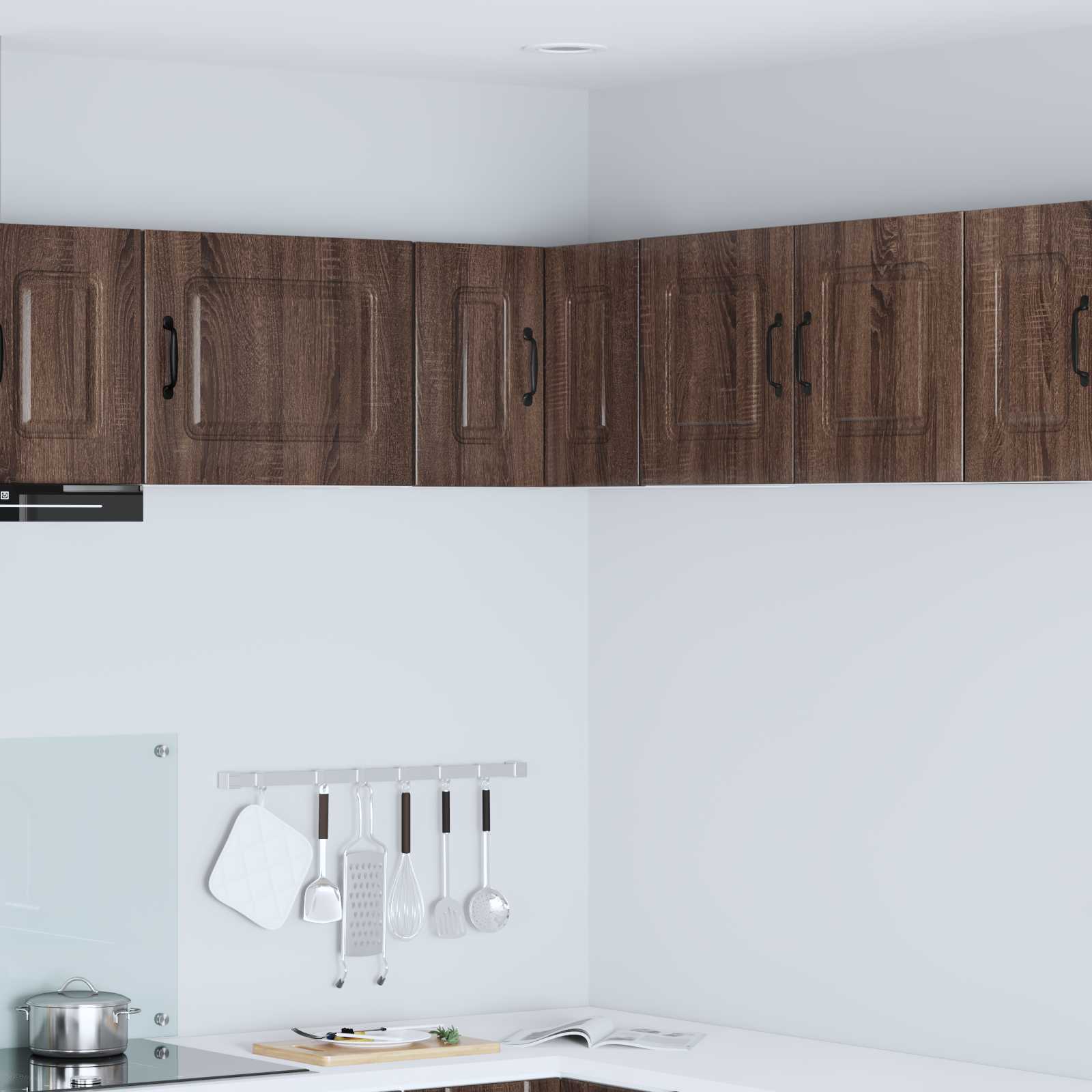 Panel til opvaskemaskine Kalmar Brun eg 57 x 57 x 40 cm