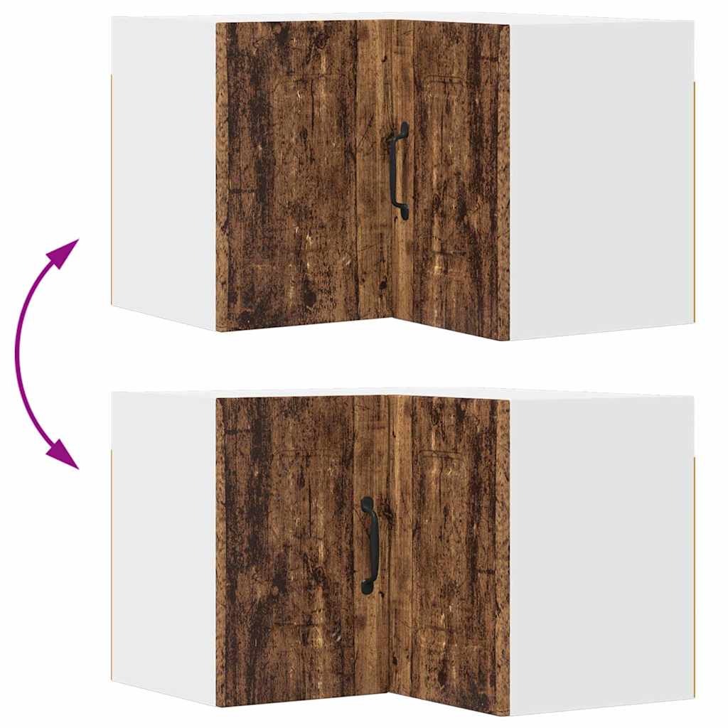 Vægskab til køkken Gammelt træ 57 x 57 x 40 cm Konstrueret træ