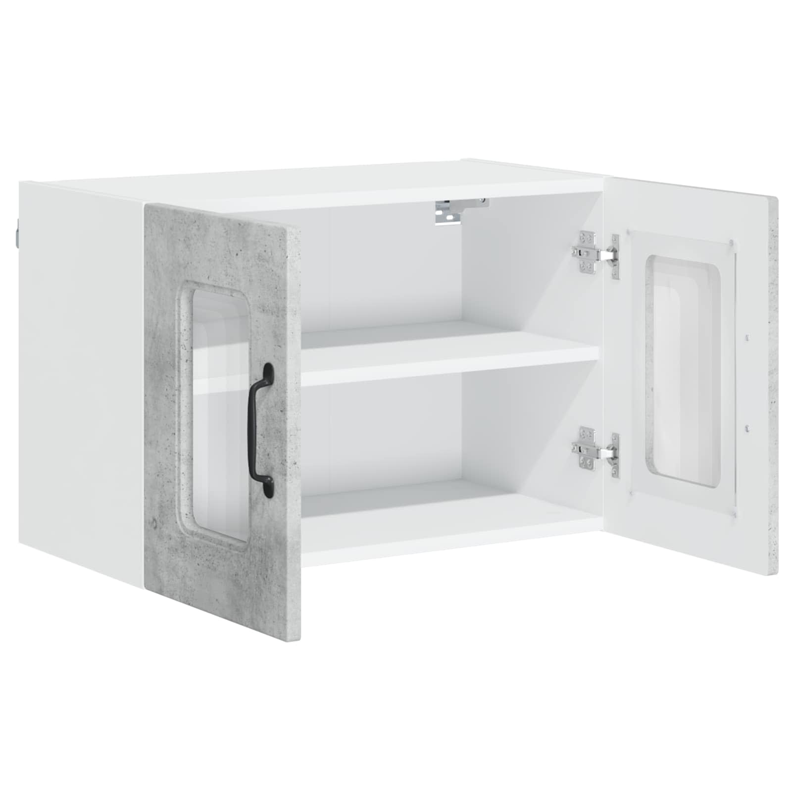 Køkkenskab Kalmar 2 pcs Beton Grå 60 x 31 x 40 cm