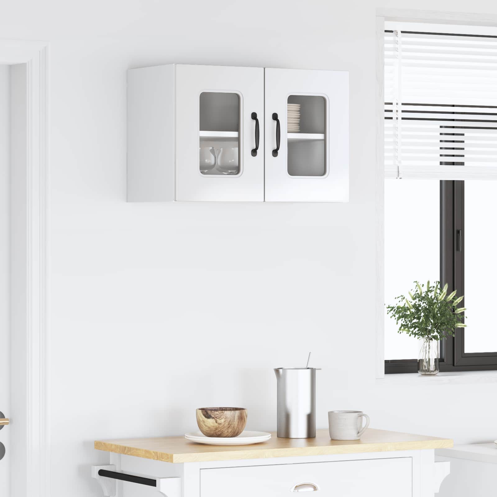 Panel til opvaskemaskine Kalmar Høj gloss hvid 60 x 31 x 40 cm