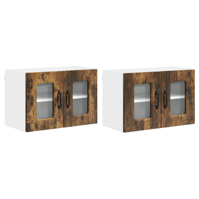 Panel til opvaskemaskine Kalmar 2 pcs Røget eg 60 x 31 x 40 cm