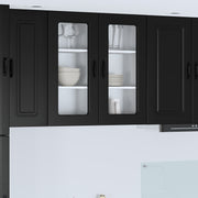 Panel til opvaskemaskine Kalmar Sort 40 x 31 x 80 cm
