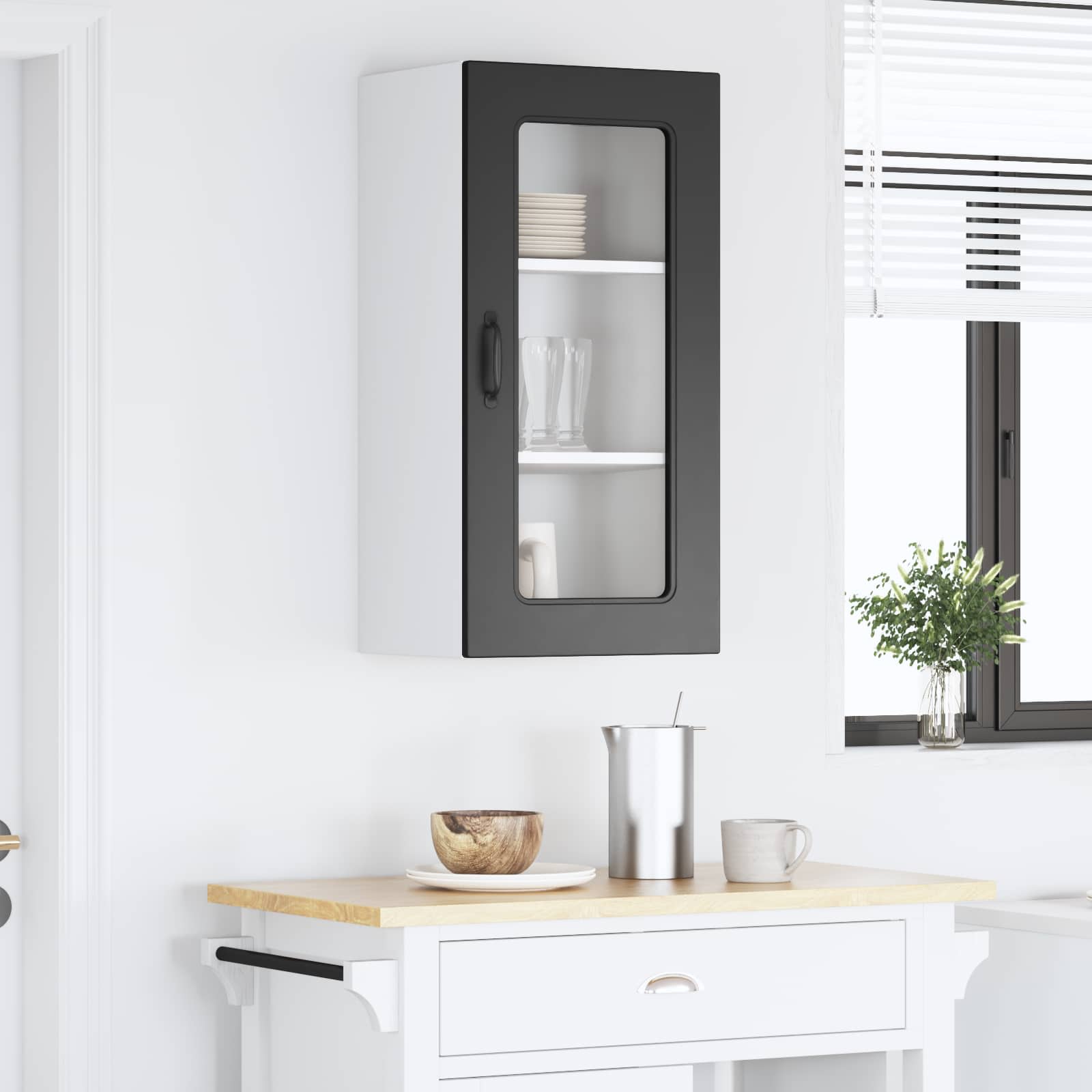 Panel til opvaskemaskine Kalmar Sort 40 x 31 x 80 cm