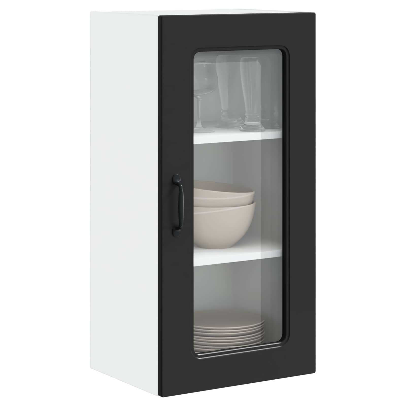 Panel til opvaskemaskine Kalmar Sort 40 x 31 x 80 cm