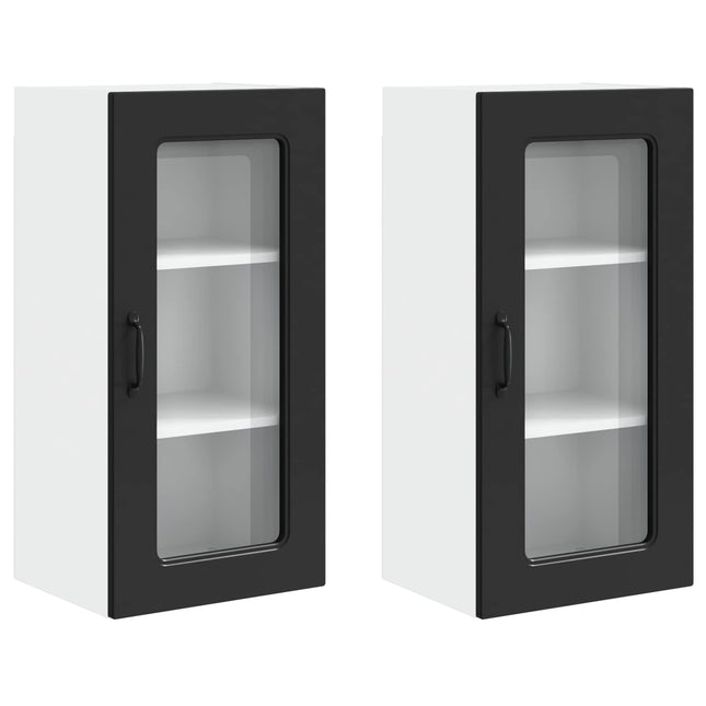 Panel til opvaskemaskine Kalmar 2 pcs Sort 40 x 31 x 80 cm