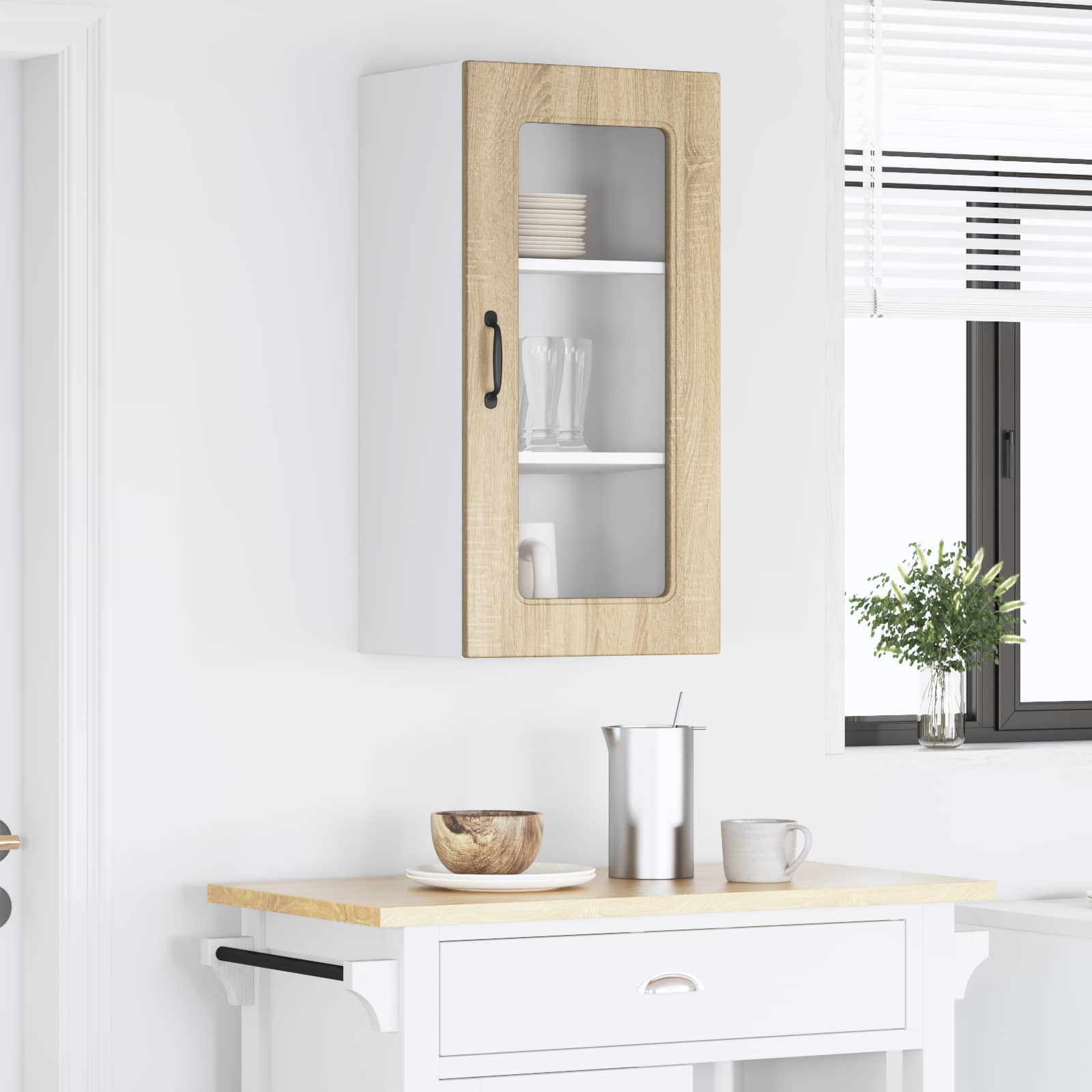 Panel til opvaskemaskine Kalmar Sonoma eg 40 x 31 x 80 cm