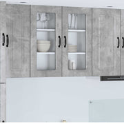 Panel til opvaskemaskine Kalmar Beton Grå 40 x 31 x 80 cm