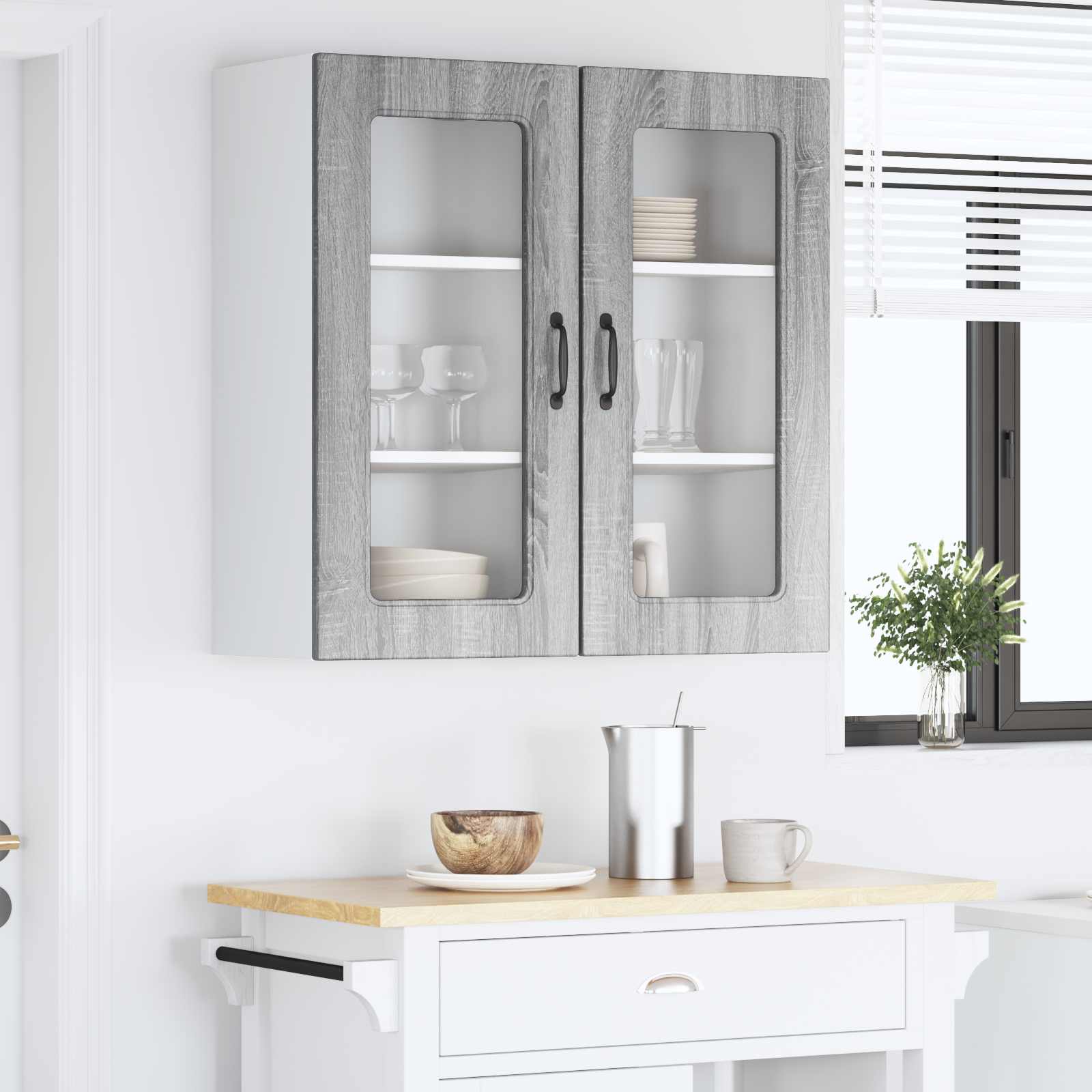 Panel til opvaskemaskine Kalmar 2 pcs Grå Sonoma