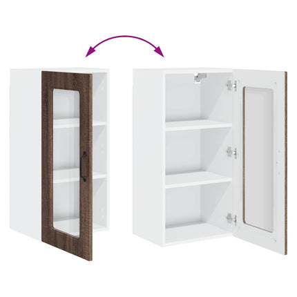 Panel til opvaskemaskine Kalmar Brun eg 40 x 31 x 80 cm