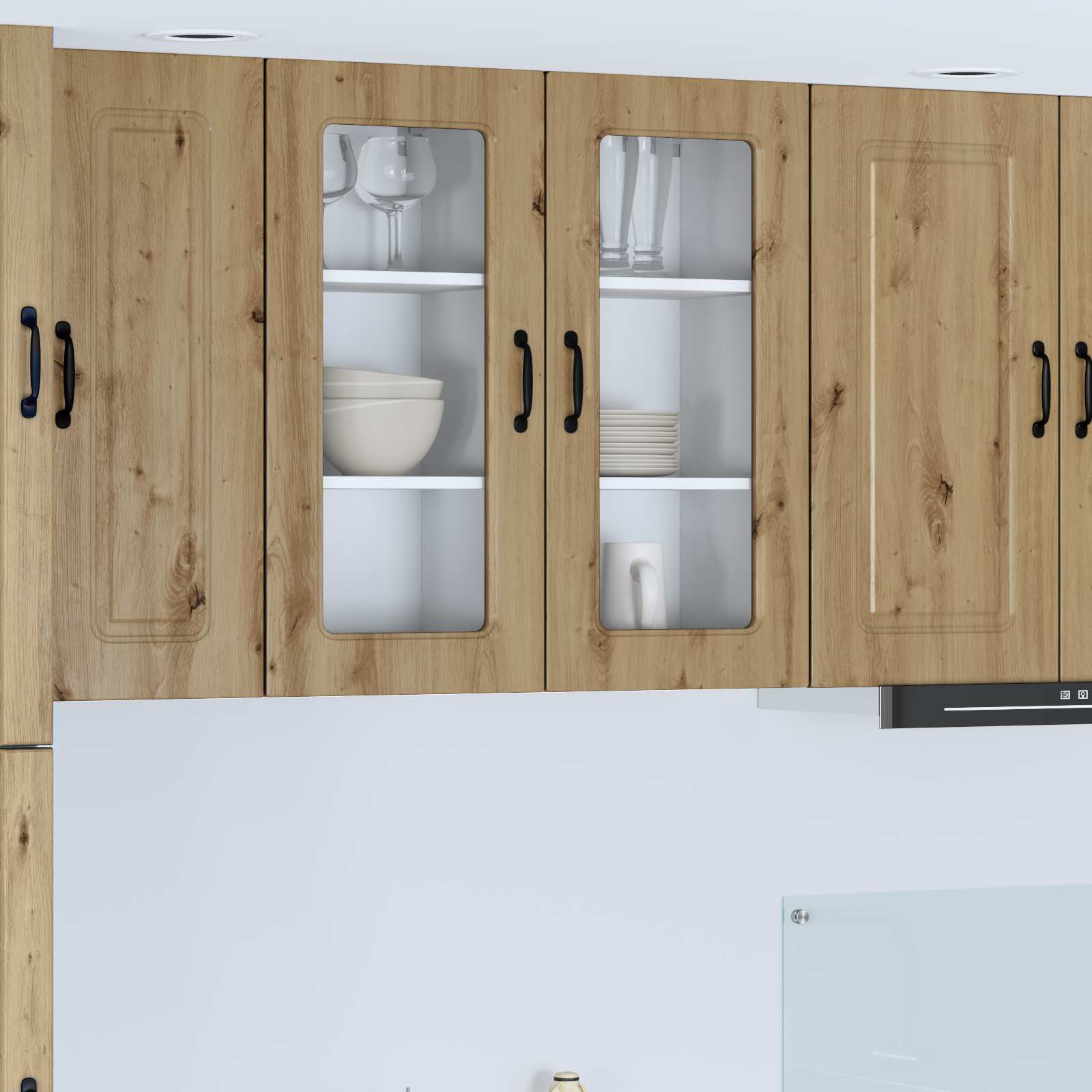 Panel til opvaskemaskine Kalmar 2 pcs Artisan Egetræ