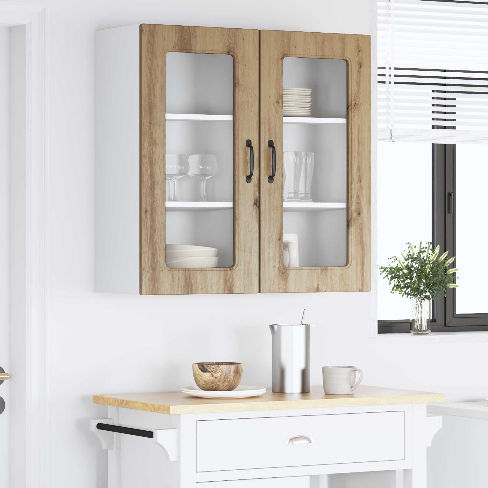 Panel til opvaskemaskine Kalmar 2 pcs Artisan Egetræ