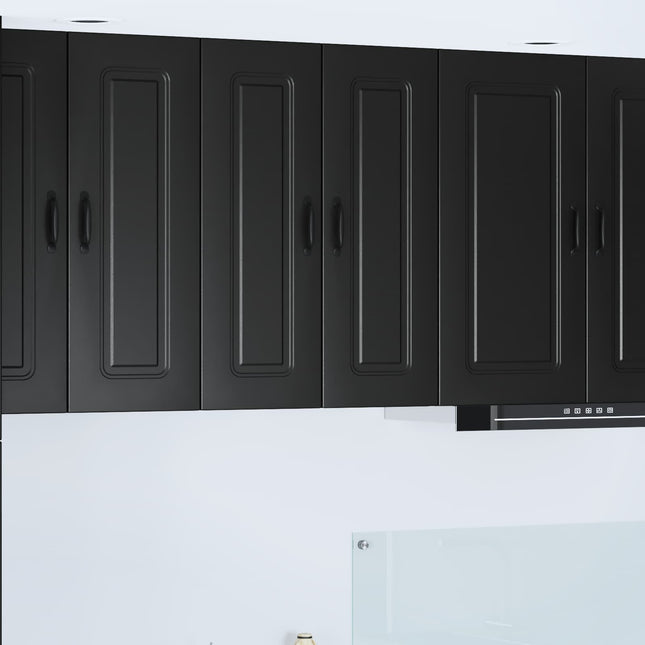 Panel til opvaskemaskine Kalmar 2 pcs Sort 30 x 31 x 80 cm