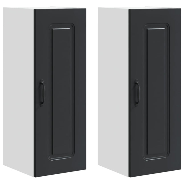 Panel til opvaskemaskine Kalmar 2 pcs Sort 30 x 31 x 80 cm