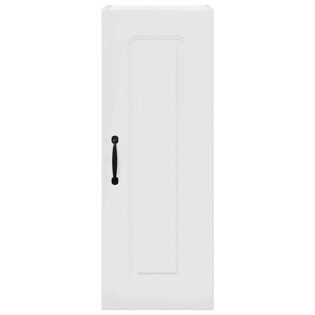 Vægskab til køkken med hylde Høj gloss hvid 30 x 31 x 80 cm