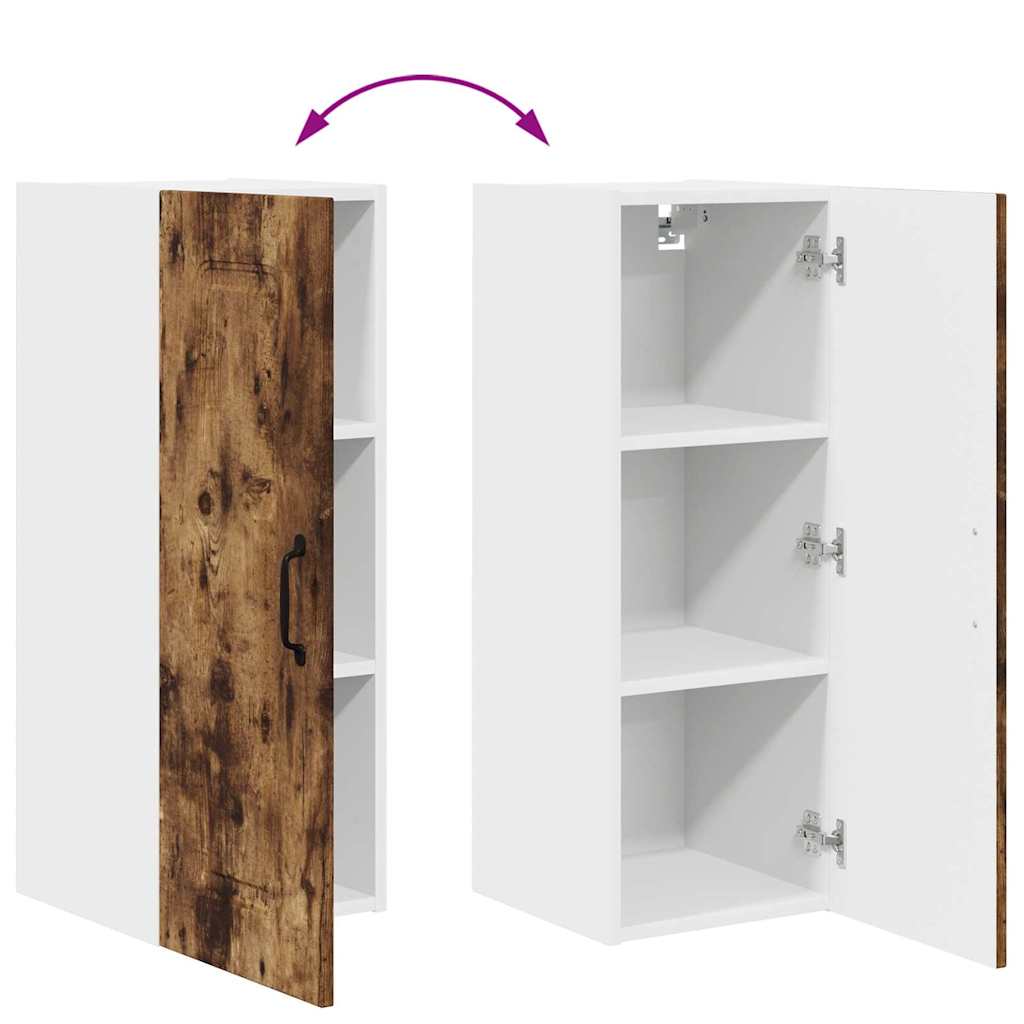 Vægskab til køkken Røget eg 30 x 31 x 80 cm Konstrueret træ