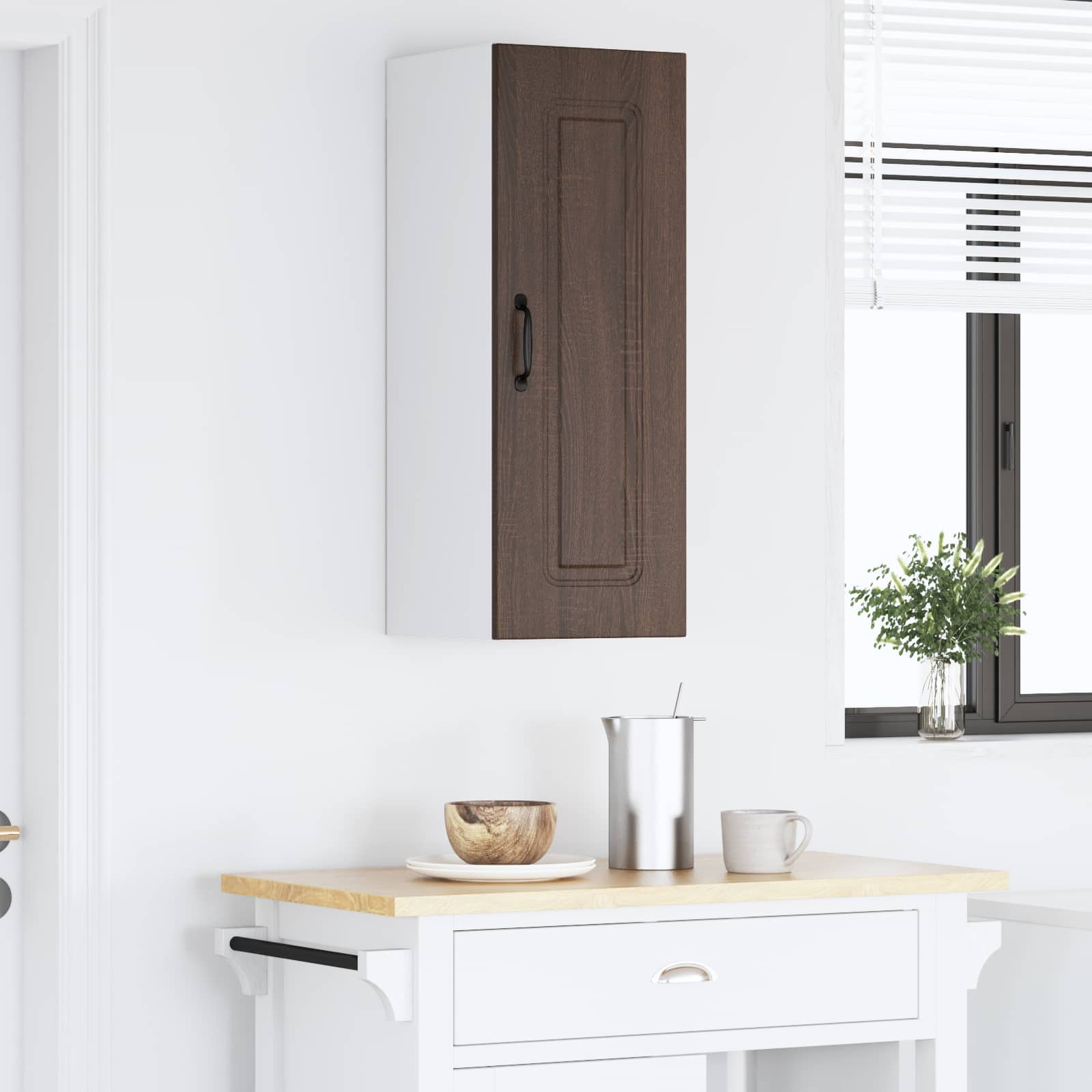 Panel til opvaskemaskine Kalmar Brun eg 30 x 31 x 80 cm