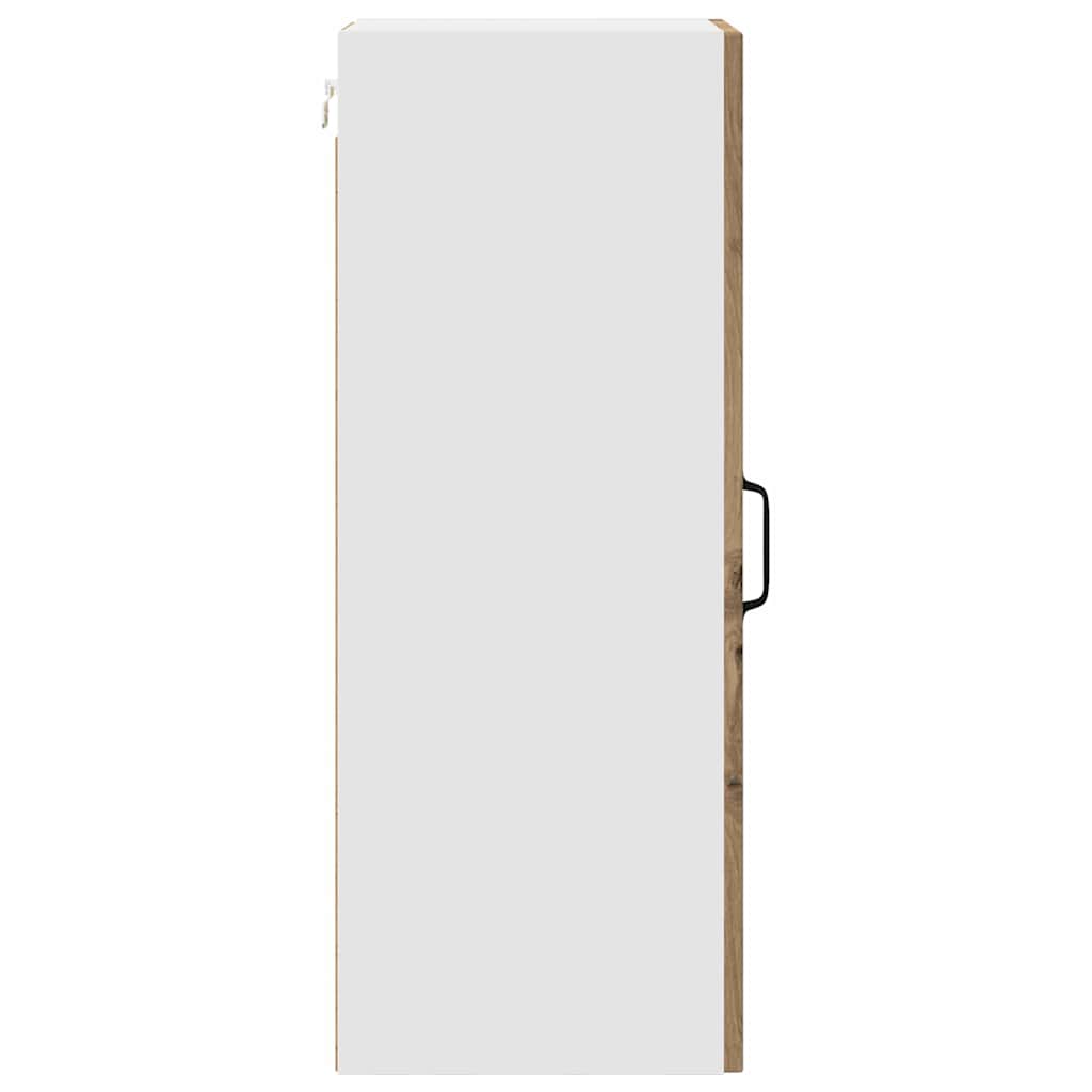 Vægskab til køkken med dør 2 pcs Artisan Egetræ 30 x 31 x 80 cm